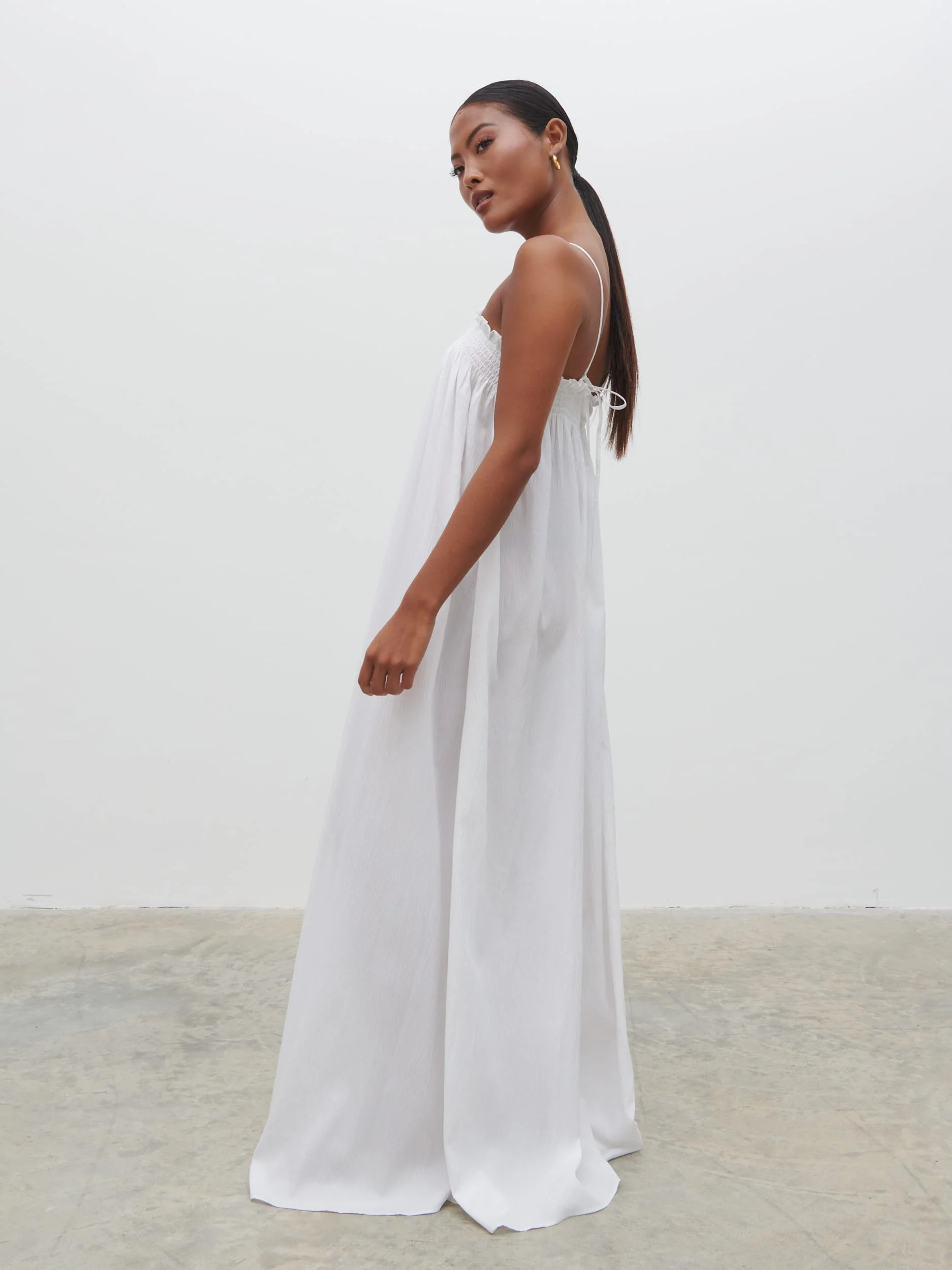 Ada Maxi Dress - White