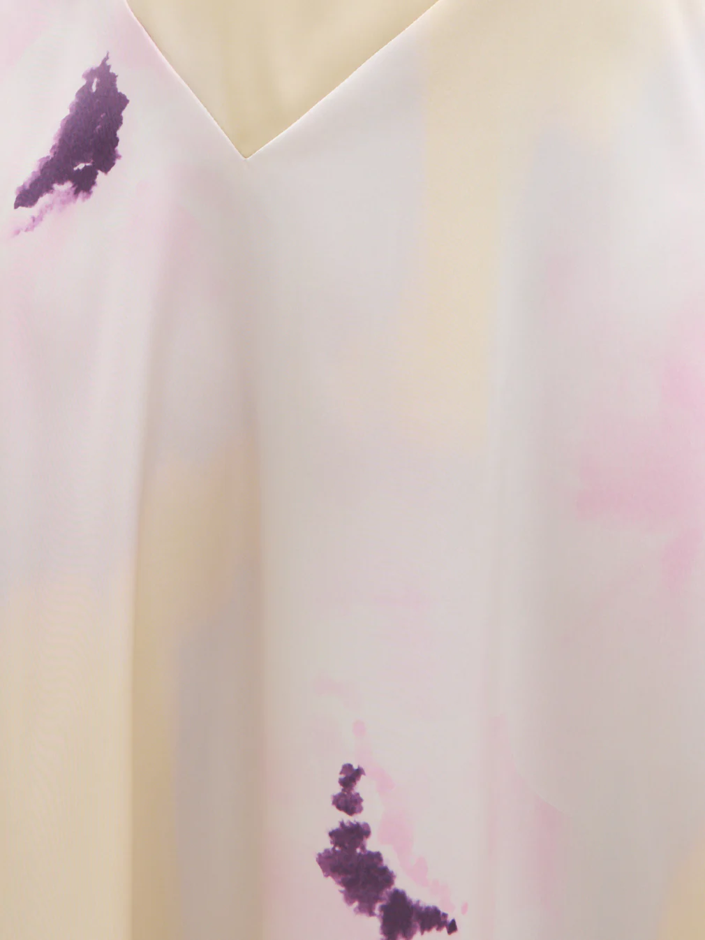 Ember One Shoulder Printed Midaxi Dress - Watercolour Poppy - Image 4