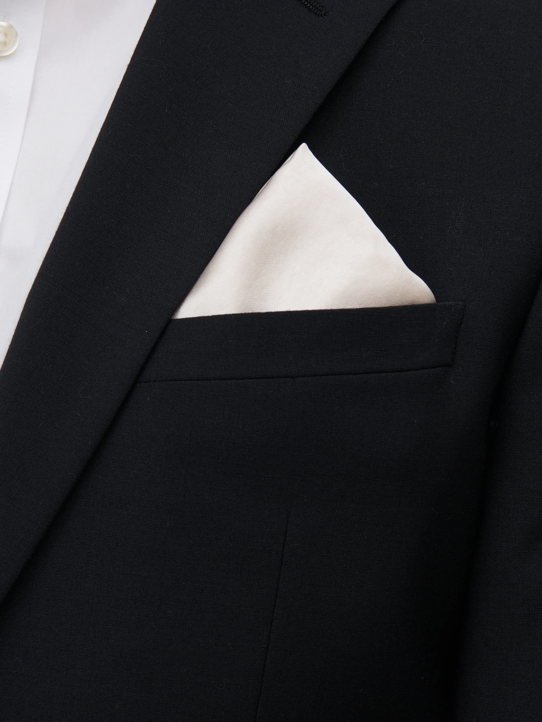 Satin Pocket Square - Champagne